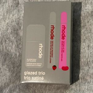 RHODE Glazed Trio Lip & Face Set — brand new